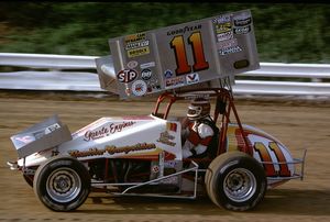 Steve Kinser at Williams Grove in 1986
