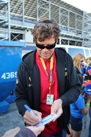 2012 Kobalt Tools 400 - Michael Waltrip Signing Autographs