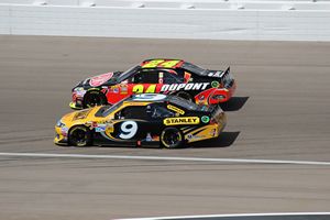 2012 Kobalt Tools 400 - Marcos Ambrose & Jeff Gordon