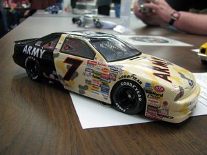 1991 Alan Kulwicki Daytona 500 Army Model Car