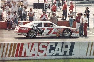 1987 Alan Kulwicki Car at the 1987 Champion Spark Plug 400