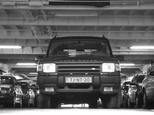 Land Rover on a Ferry