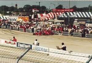 Randy Lanier Car at the 1986 Miller American 200