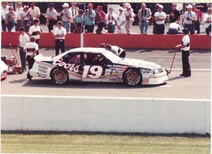 1988 Chad Little Car at the 1988 Champion Spark Plug 400