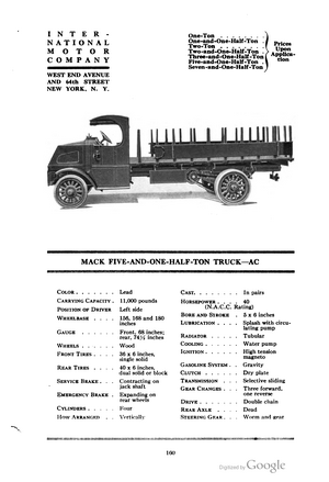 Mack Five-and-One-Half-Ton Truck (AC)