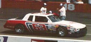 1987 Jocko Maggiacomo Car at the 1987 Champion Spark Plug 400
