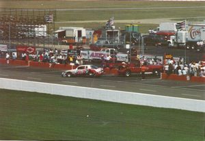 1987 Jocko Maggiacomo Car at the 1987 Champion Spark Plug 400