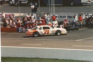 1987 Dave Marcis Car at the 1987 Champion Spark Plug 400