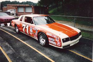 1986 Dave Marcis Show Car at the 1986 Goody's 500