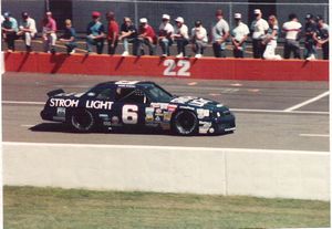 1988 Mark Martin Car at the 1988 Champion Spark Plug 400