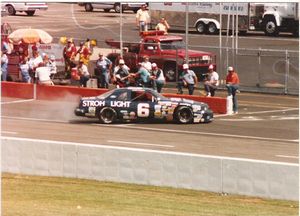 1988 Mark Martin Car at the 1988 Champion Spark Plug 400