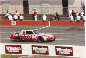 1986 J.D. McDuffie Car at the 1986 Champion Spark Plug 400