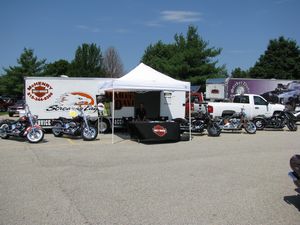 McHenry Harley-Davidson Shop Display at the 2008 Johnsburg Car and Bike Show