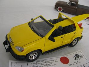 Mercedes-Benz M-Class Custom Beach Cruiser Model Car