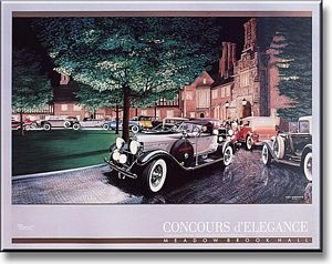 1988 Meadow Brook Concours d'Elegance Poster - 1929 Auburn 8-120