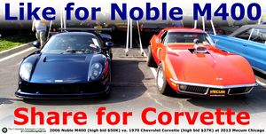 2006 Noble M400 vs. 1970 Chevrolet Corvette