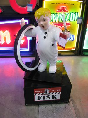 Fisk Tire Boy Advertising Display