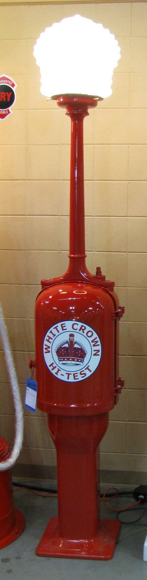 White Crown Gas Pump