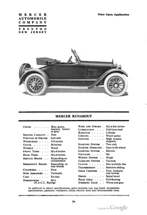 Mercer Runabout