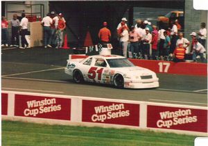 1989 Butch Miller Car at the 1989 Champion Spark Plug 400