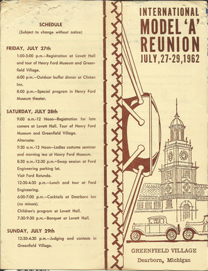1962 International Model A Reunion
