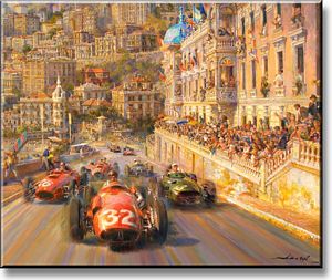 Monaco Magic - 1957 Monaco Grand Prix Art