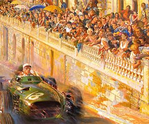 Monaco Magic - 1957 Monaco Grand Prix Art