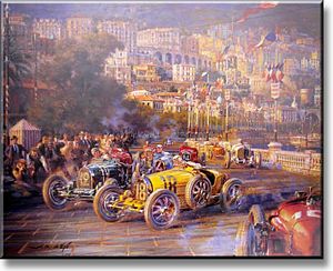 1929 Monaco Grand Prix Art