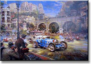 Le Pur Sang des Automobiles - 1930 Monaco Grand Prix Art