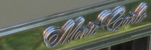 Chevrolet Monte Carlo Badge
