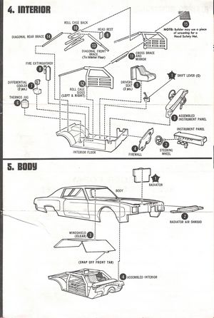 AMT 1972 Bobby Allison NASCAR Monte Carlo Instructions