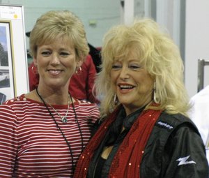 Muscle Car & Corvette Nationals - Diane Sox and Linda Vaughn