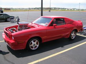 1978 Ford Mustang II King Cobra Once Bitten Drag Car