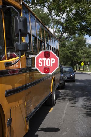 School Bus Stop Sign