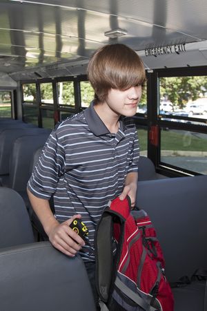 Children on School Bus