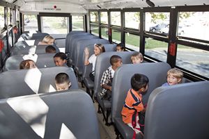 Children on School Bus