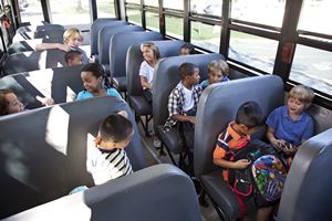 Children on School Bus