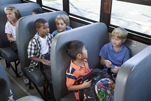 Children on School Bus
