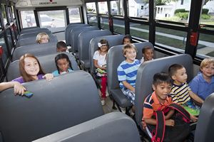 Children on School Bus