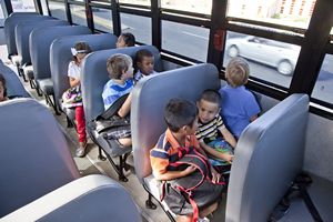 Children on School Bus