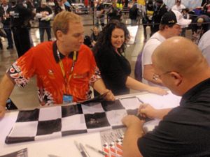 Brian Keselowski at the NASCAR Preview 2012
