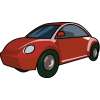 Volkswagen New Beetle Public domain Clip Art