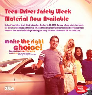Teen Driver Safety Week 2012 Announcement