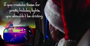 Christmas Drunk Driving Banner