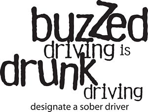 NHTSA Buzzed Driving is Drunk Driving
