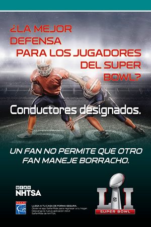 NHTSA Super Bowl 49 Poster
