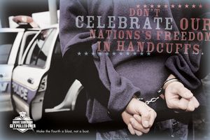 NHTSA Don't Celebrate Our Nation's Freedom in Handcuffs