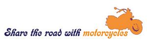 Share the Road With Motorcycles Logo