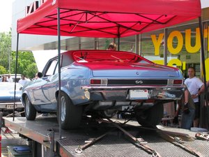 Chevrolet Nova on a Dyno