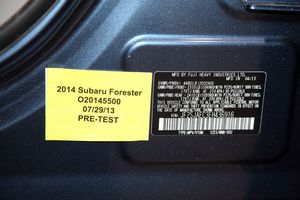 NHTSA NCAP #08313: 2014 Subaru Forester 2.5i Premium